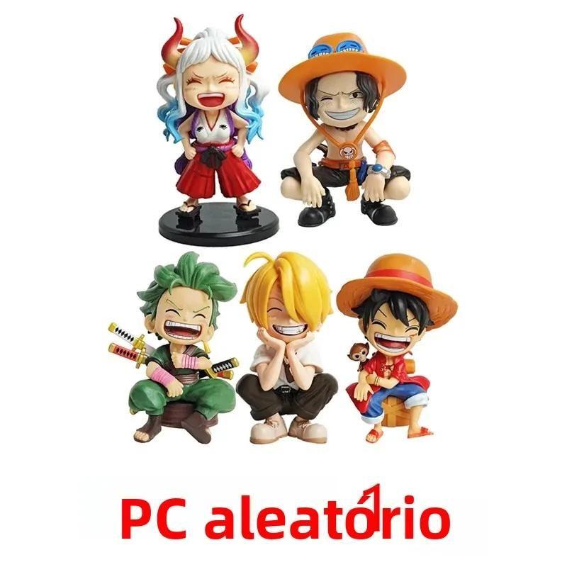 Conjunto De Figuras De Ação ONE PIECE 5 Peças Luffy Zoro Sanji Ace